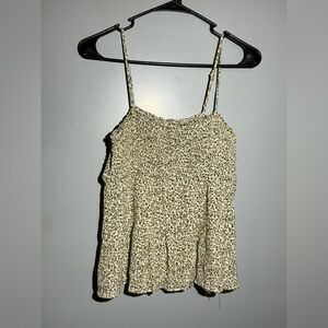 Paper Crane Cream and Black Camisole